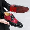 Men Brogues Wedding Dress Dance Shoes Black Brock Carved Leather Shoes Business Formal Shoes Tuxedo Prom Blazers Shoes Large Size