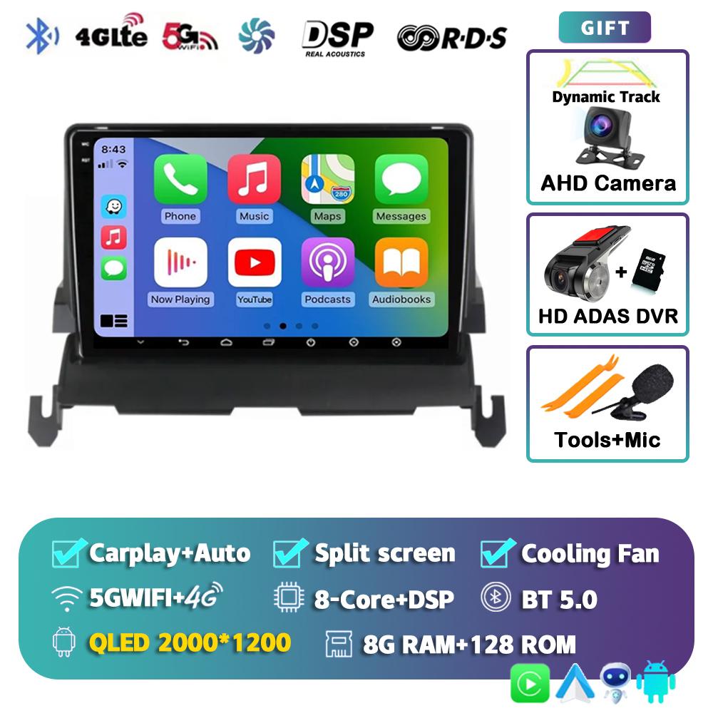 Android 14 Carplay Auto 4G+WIFI Car Radio For Dodge Journey 2009 2010 2011 2012 Multimedia Video Player 2din GPS Stereo Audio BT