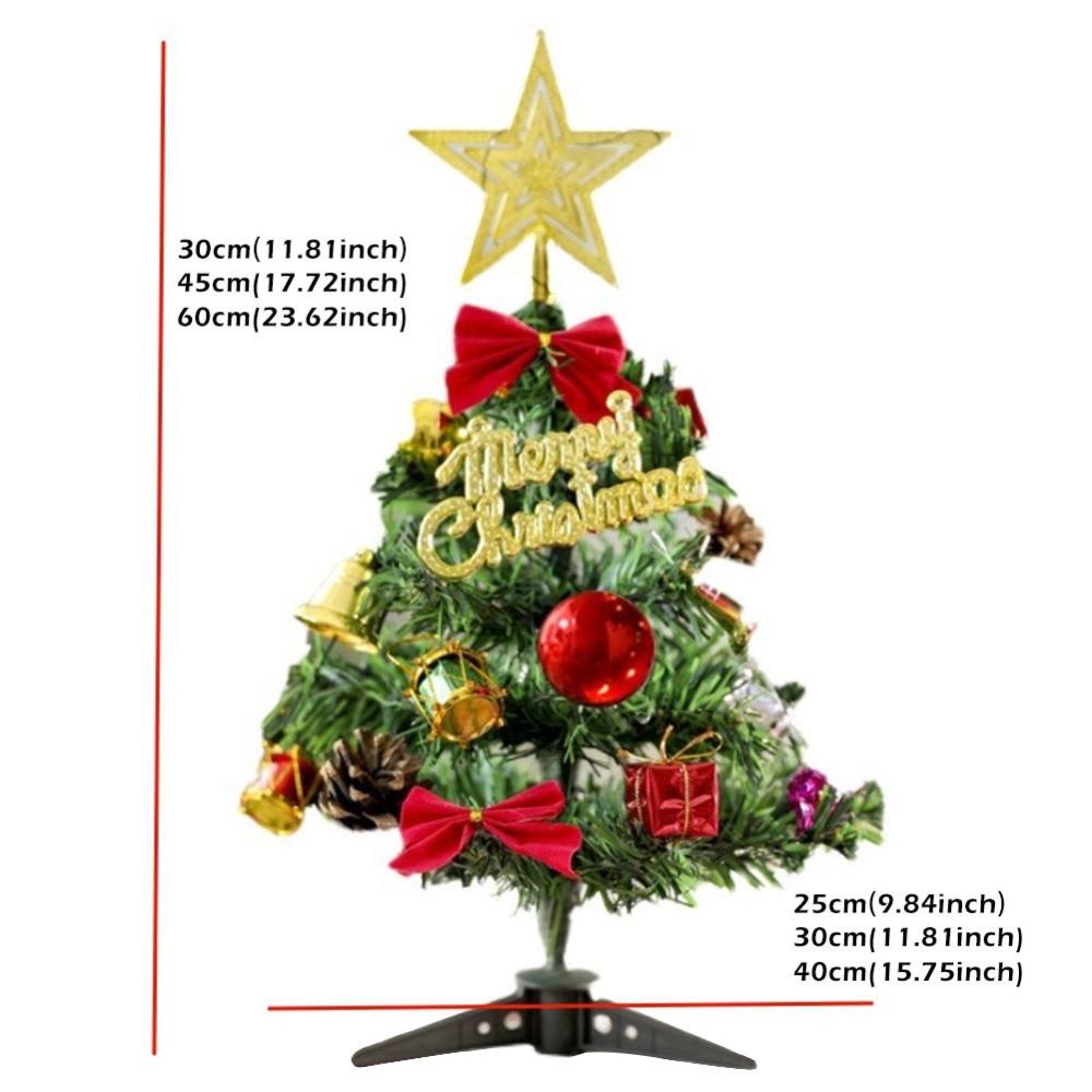 Desktop-Weihnachtsbaum LED-Licht 30CM 45CM 60CM Mini Tischgeschenk Weihnachtsbaum Künstlicher Weihnachtsbaumschmuck Heimdekoration