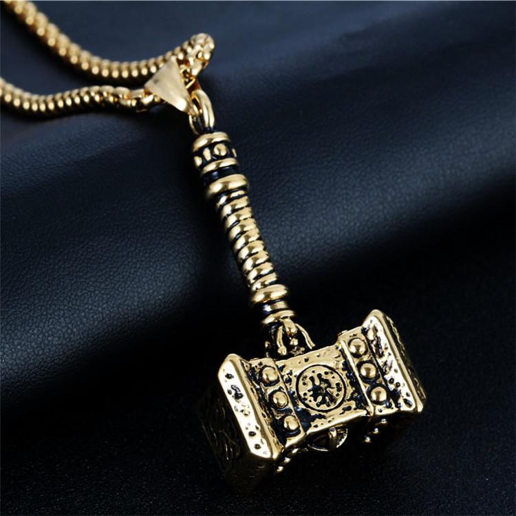 Titanium Steel Retro Punk Men's Necklace