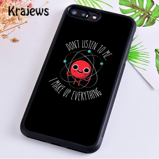 Krajews Atom Science Chemistry Phone Case Cover For iPhone 17 Air 16 15 14 plus 11 12 13 pro max coque Shell Fundas
