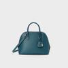 Leather shell bag women's new spring and summer light luxury high-end niche tote bag crossbody bowling bag