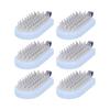 6Pcs Scalp Brush ABS Silicone Ergonomic Anti Slip Handle Light Head Massage Scalp Massager for Men Women Shampoo