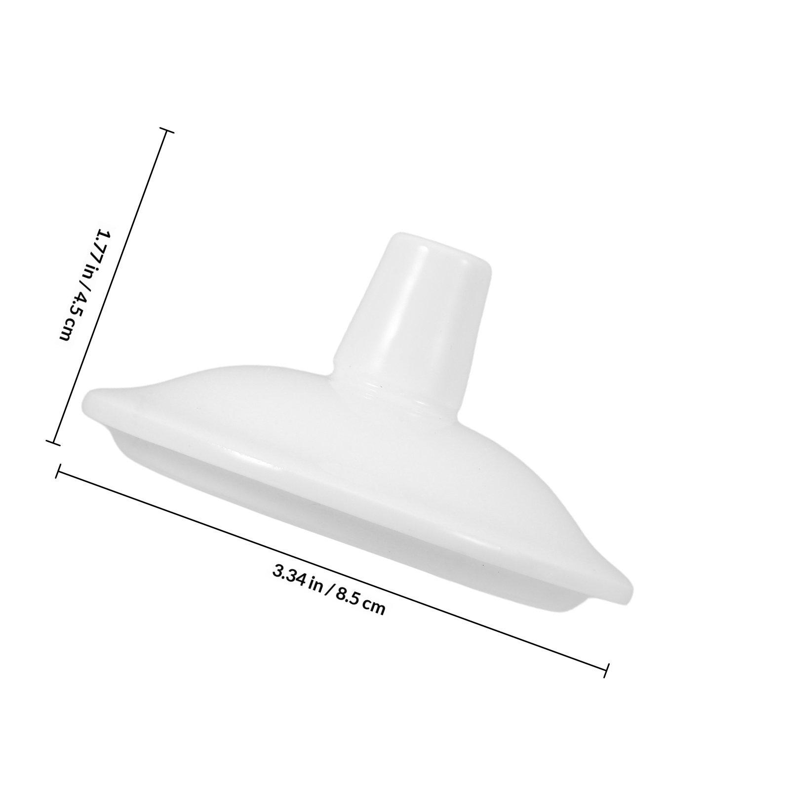 White Porcelain Ceramic Mug Lid Round Replacement Teapot Cover 6.8cm Heat Resistant Coffee Tea Accessory Porcelain Tea Cup Lid