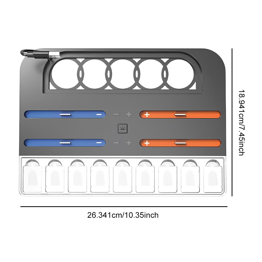 Charger Dock for Switch 2 for Joycon Controller Game Console Cooling Stand Charger Stand Station with 9 Game Card Slots Charger