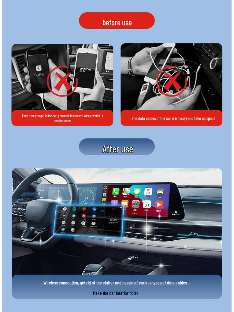 Carlinkit Wireless CarPlay & Android Auto Adapter Box