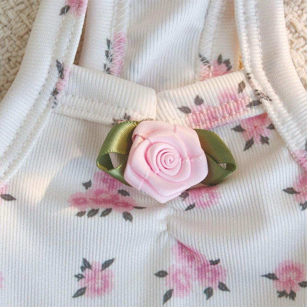 Soft Pet Dress Lace Hem Cat Sleeveless Vest Trendy Corgi Teddy Clothes  Pet Supplies