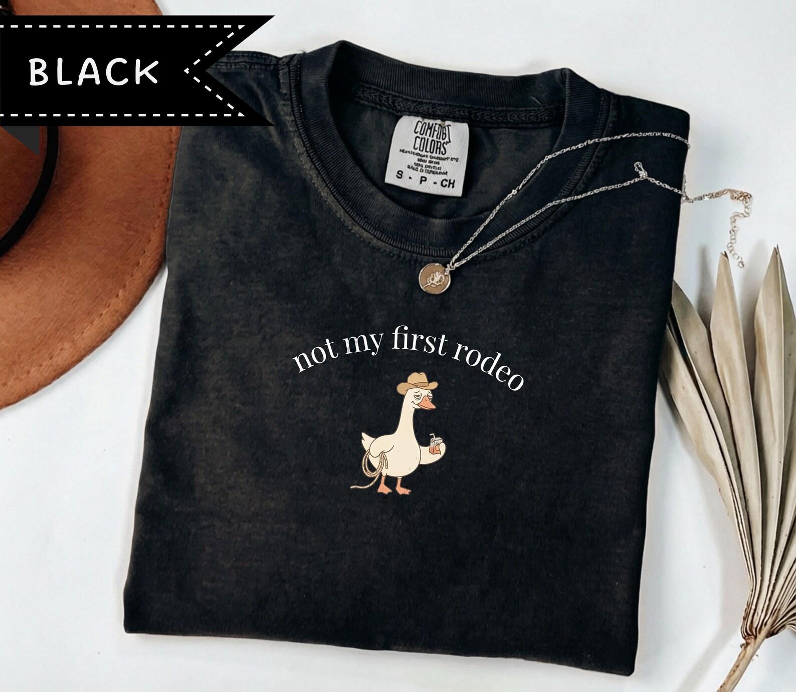 Comfort Colors® Silly Goose Shirt, Not My First Rodeo Graphic Tee, Mom Appreciation Gift, Gift for Mom 3XL