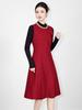 High-End Diamond Sequin Tweed A-line Vest Dress In Little Coco Style