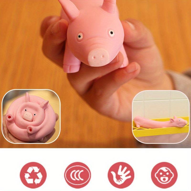 Squishy Pig Stress Squishy Piggie Squeeze Toy Anti-Anxy Забавная игрушка-свинья Игрушка — фото 12