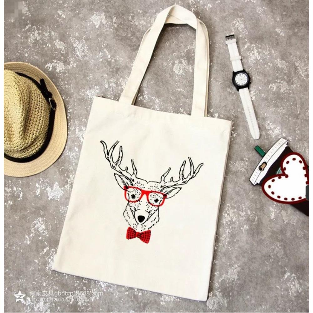 Korean version of Mori women's literary canvas bag trendy male and female students new shoulder portable Korean version of simple women's bag