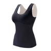 Womens Self Heating Velvet Thermal Vest Built In Brushed Padded Plus Size Winter Underwear