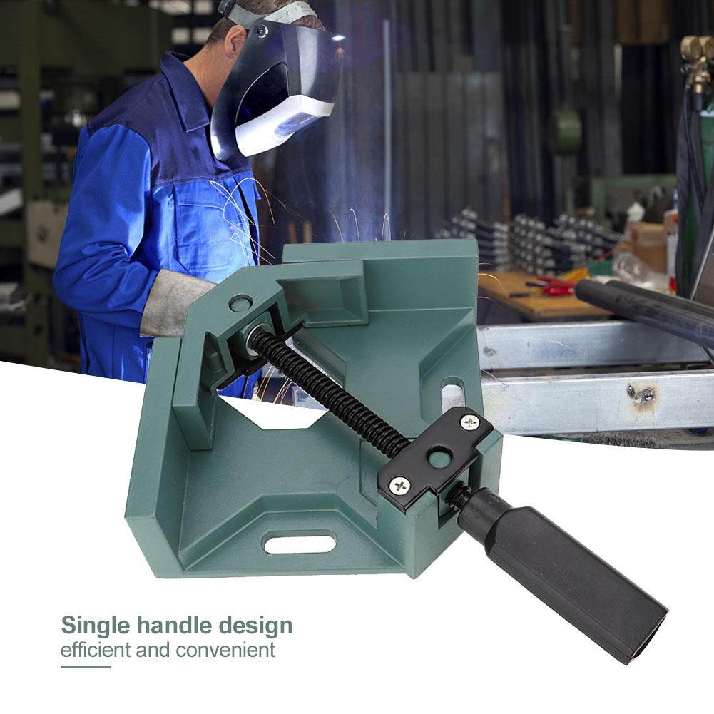 Single Handle Aluminum Alloy Right Angle Clamp 90 Degree Welding Fixture Corner Clamp