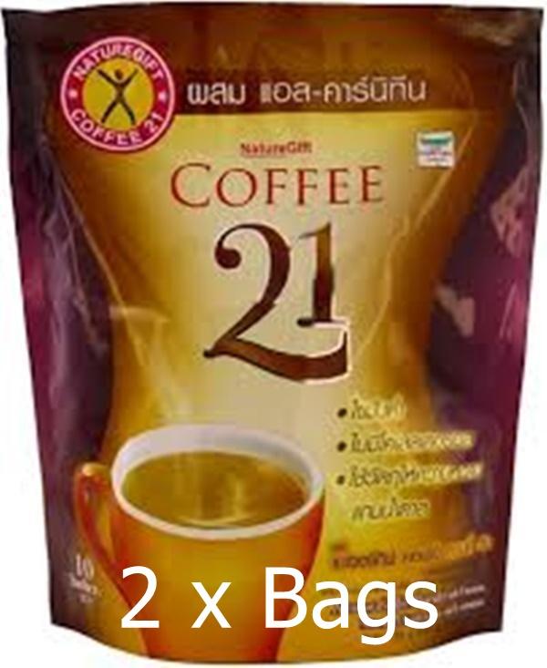 NatureGift Kahve 21 Plus L-Karnitin Zayıflama Kilo Kaybı Az Yağlı 10 Poşet