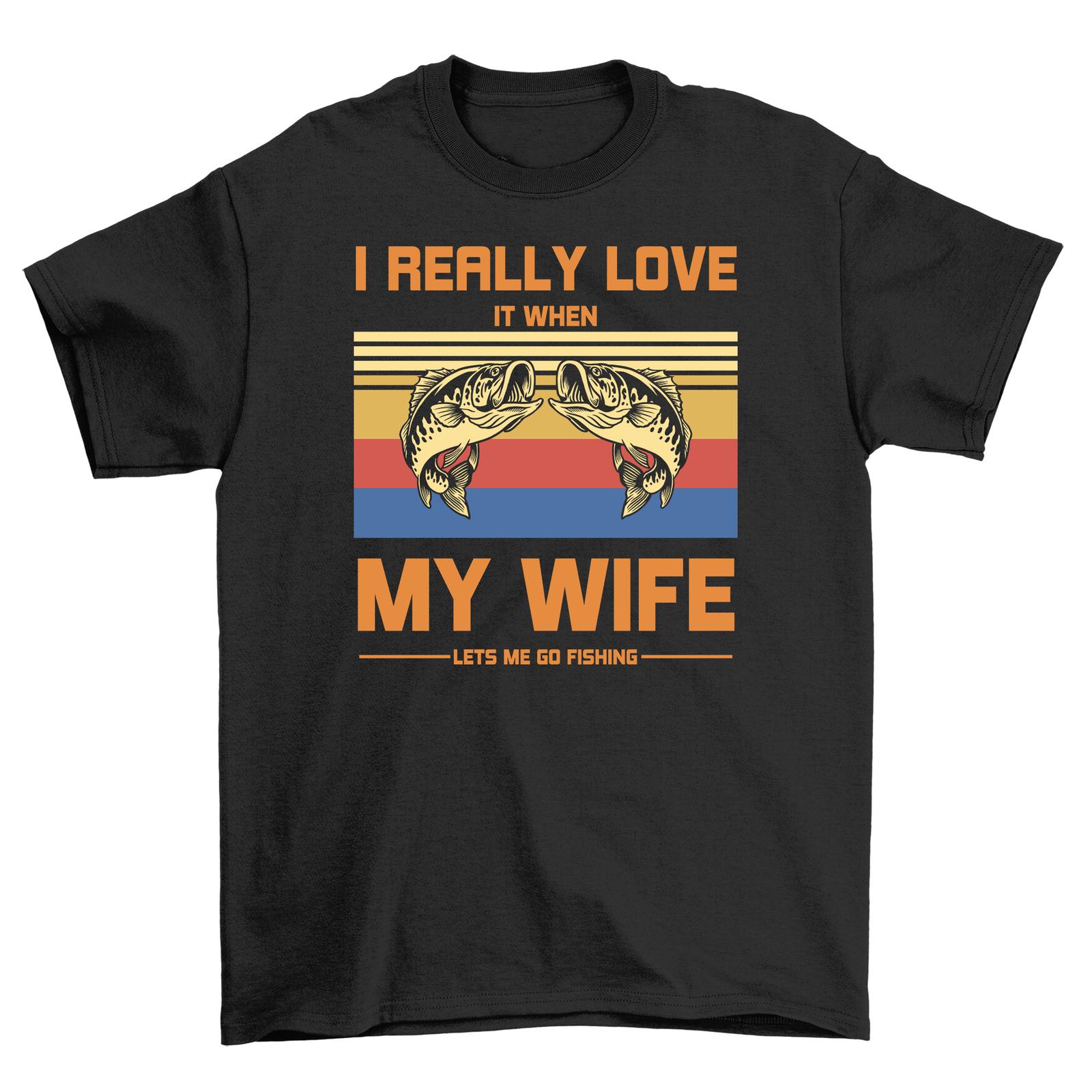 

21-1130-19-Pe cgine - I Really Love My Wife Funny T-Shirt Mens Womens Tees Top. 100% Lovin Cotton T XL