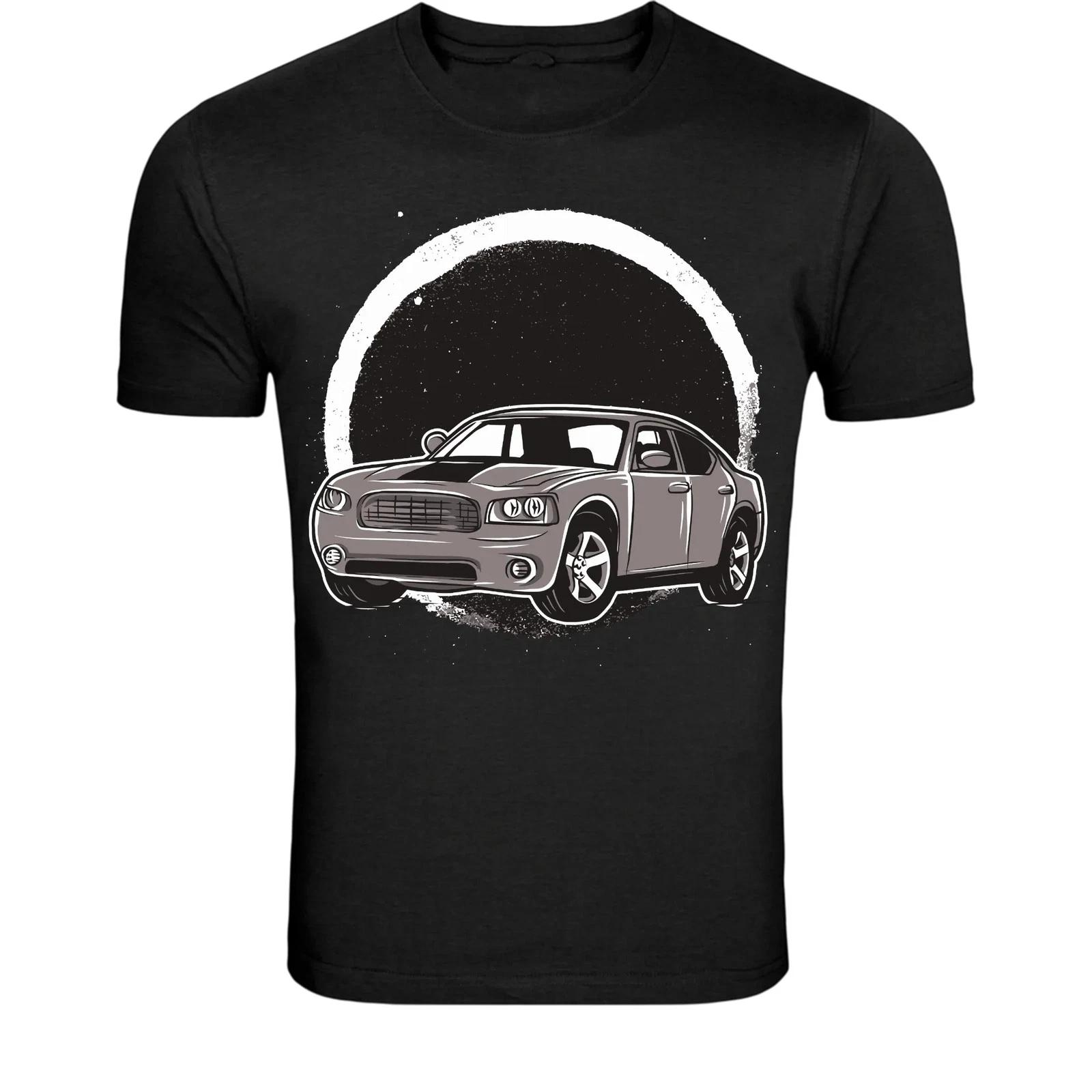 Classic Muscle Car Retro T-Shirt - Vintage Automotive Graphic Tee 4XL