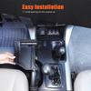 Für Toyota Prado 120 FJ120 2003-2009 ABS Schwarz Auto Mittelkonsole linke Seite Aufbewahrungsbox Multifunktionale Aufbewahrungsbox Zubehör