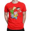 Unisex Ededd N Eddy Cartoon Retro Lustige Turm T-Shirts Baumwollkleidung Lustige Kurzarm Rundhals-T-Shirts Klassische T-Shirts