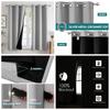 2pcs/set Horror Halloween Window Curtain Night Gate Skeleton Home Bedroom Living Room Decor Blackout Polyester Fabric Curtains