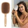 Escova com Almofada de Ar com Espelho 2 em 1 Multifuncional Antiestática Massagem do Couro Cabeludo Pente Homens Mulheres Portátil Pente para Pentear Desembaraçar Cabelo