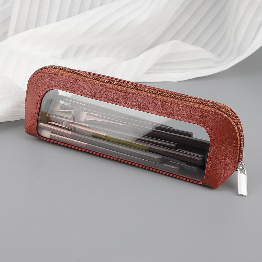 Black Foldable Makeup Brush Bag, Large Capacity, 14-40 Slots