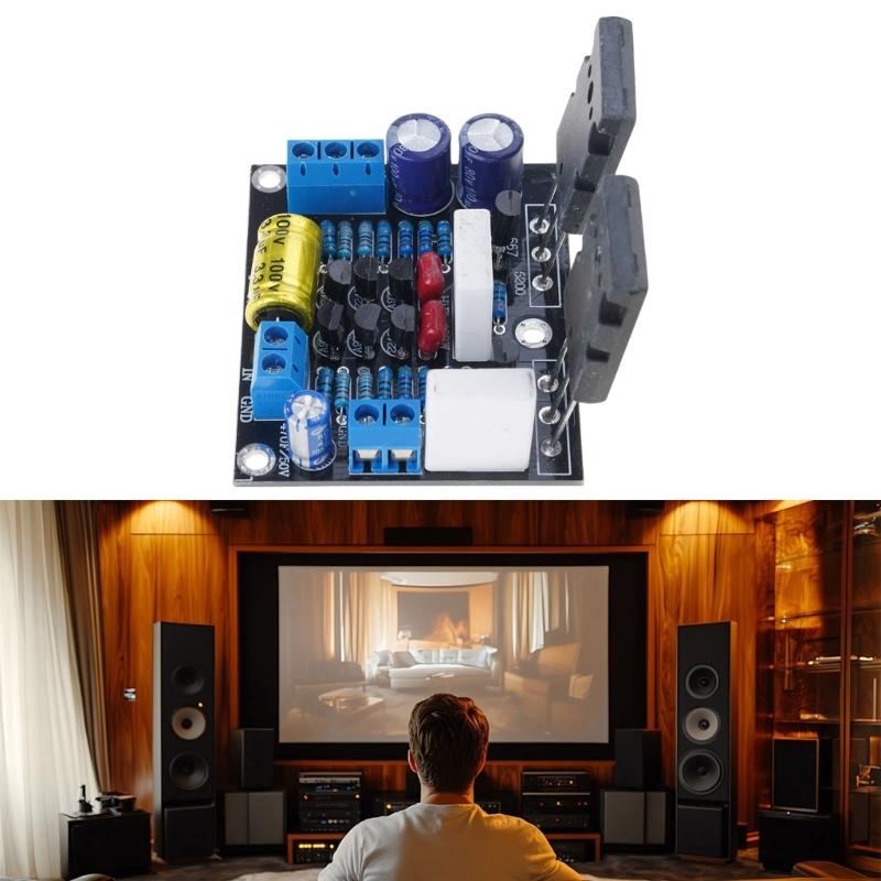 Mono HiFi Power Amplifier Board 100W Output 2SC5200 2SA1943 20-50V For Home Sound Entertainment System Accessories