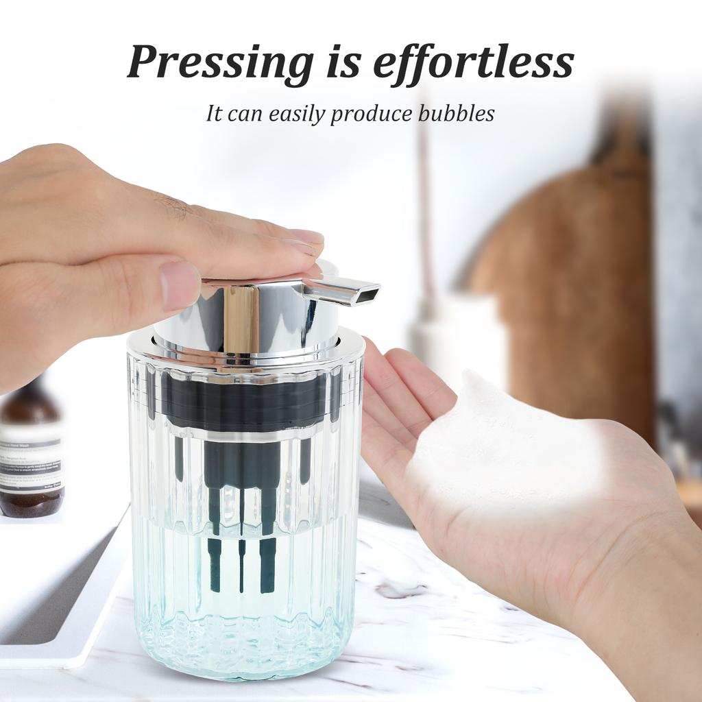 1/2Pcs Hands Foaming Soap Dispenser Soap Foam Bottle Hand Wash Container Liquid Gel Soap Mousse Bottle for Bathroom Kitchen
