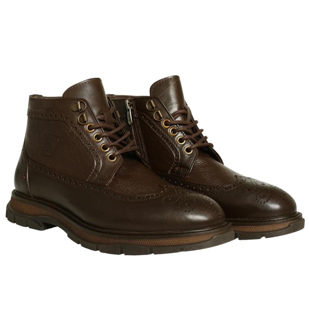 Men's Genuine Leather Ankle Boots for Winter