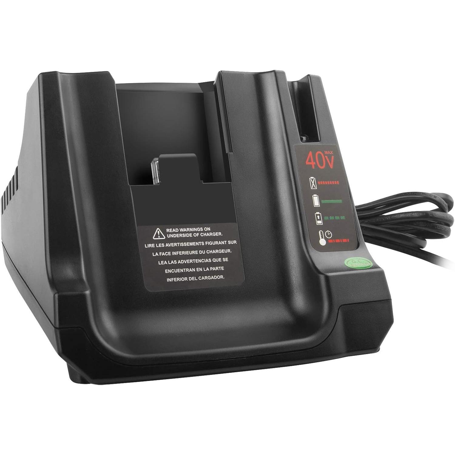 

Quick LCS40 LCS36 40V Charger for Black+Decker Power Tools 36V/ 40V Lithium Battery LBX2040 LBX2540 LBX36 LBXR36 LBX1540 LST136W LBXR2036 LST540 W