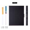 Men Business Metal stainless iron Cigarette holder Box 9 pack Creative anti Pressure Moisture proof Portable Cigarette case Gift