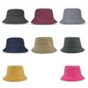 Vintage Baumwolle Fischerhut Unisex Sonnenhut Outdoor Bucket Hat Vier Jahreszeiten Canvas Kappe Fh301-1 Schwarz