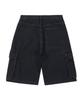 STENDS [M~4Xl] Cargo Pocket Bermuda Denim Pants_Black