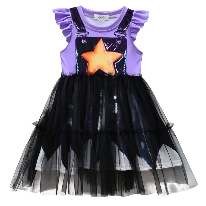 NEW Horror Game Play Time Lily Cosplay Costume Girls Dress Up Bobi 5 Puppet Lily Children's Party Birthday Casual Clothes Halloween Carnival Clothing