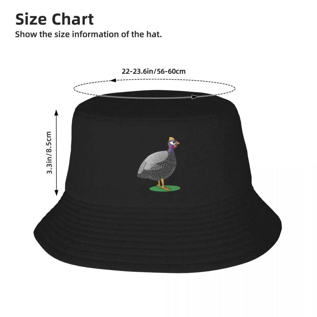 Guinea Fowl / Hen Bird Bucket Hat Horse Hat New Hat New In Men's Caps Women's