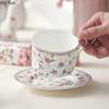 Cupa de Ceai cu Flori din Ceramică, Set Ceașcă de Cafea și Farfurioară, Cană pentru Ceaiul de După-amiază, Farfurie pentru Desert, Căni pentru Micul Dejun, Pahar pentru Apă, Ceainic, Fierbător