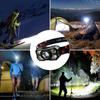 Starke Leuchte Stirnlampe Taschenlampe Wiederaufladbare Stirnlampe Verstellbare Stirnlampe mit Bewegungssensor Rotes Licht für Camping Radfahren Wandern