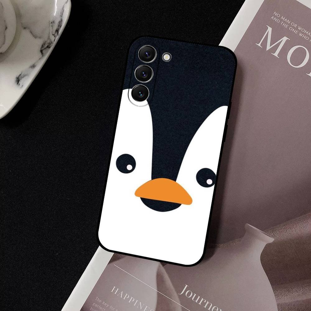 Cute P-Pingu Penguin Phone Case For Samsung Galaxy S21 S22 S23 S24ULTRA S25ULTRA FE Ultra Plus5G A52S S26 Soft Cover