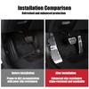 For BMW 1 2 3 4 5 6 7 Series X1 X3 X4 X5 X6 F20-F31 F34 F32 F33 F36 Accelerator Brake Pedals Footrest 3D Covers Car Sticker UF0