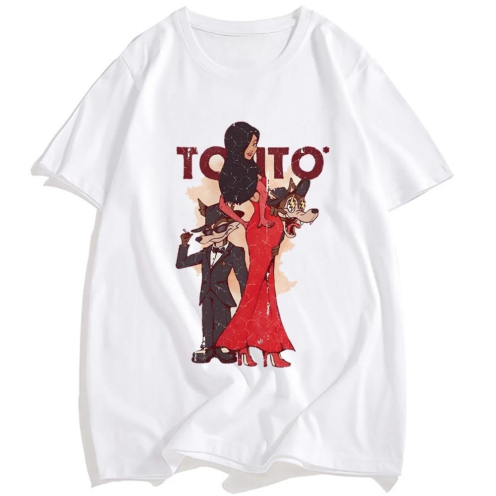 

2026 Unisex Streetwear Loose Graphic Merch J Balvin TONTO GRAPHIC T-SHIRT Ryan Castro Tee Summer Short Sleeve Cotton Tshirts S