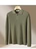 Men's Ribbed Knit Half-Zip Sweatshirt