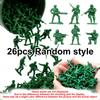 26/52 Stück 5 cm Grüne Militärische Taktische Soldaten Miniaturfiguren - Armee Modellfiguren für Sammler, Diorama Displays ZSY