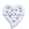 Luxury Stainless Steel Four-Leaf Clover Necklace with Full Diamond Finish - Non-Fading High-End Design