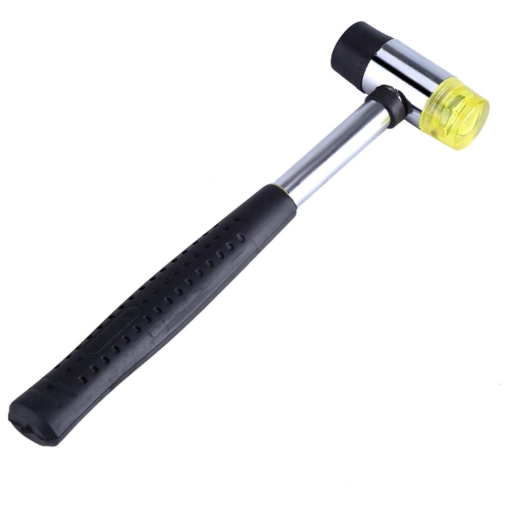 Steel Ring Mandrel & Nylon Face Mallet Sizing Jewelry Making Forming Hammer Tools Rubber Hammer