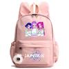 Anime Cute K-Pop Printed Backpack Student Teenager Bookbag for Boy Girl Schoolbag Kid Gift Women Large Capacity Travel Bag Mochila