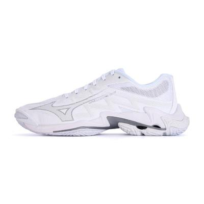 Wave Lightning Elite Unisex Low Top Volleyball Shoes Silver White V1GA260053