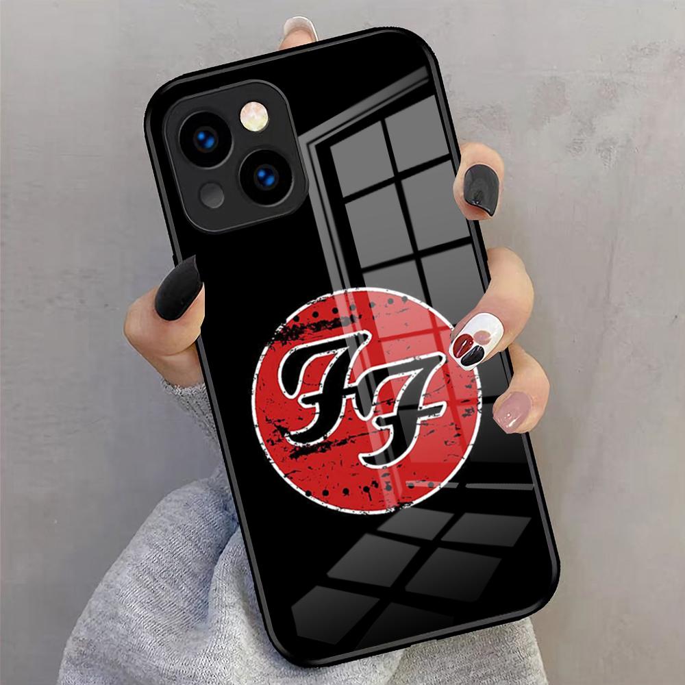 Custodia per Telefono Banda F-Foo F-Fighters Per IPhone 17 Pro Max 16 15 14 Pro Max 13 11 X Xs Xr 8 7Plus Copertura in Vetro