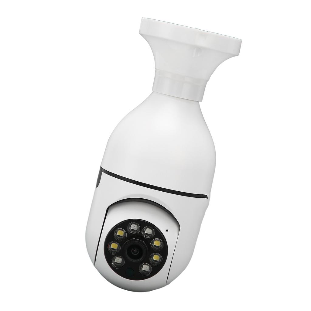 WiFi Security Camera Wireless Dual Band E27 Socket Remote Surveillance Motion Tracking Baby Monitor