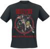 Mötley Crüe Shout At The Devil Tour Tee, Glam Rock T-Shirt with Vintage Band Photo & Tracklist Print, Band Fan Merch