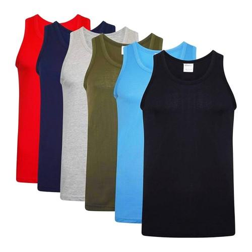 Keanu Men's Fitted Vest Top (Pack of 6)