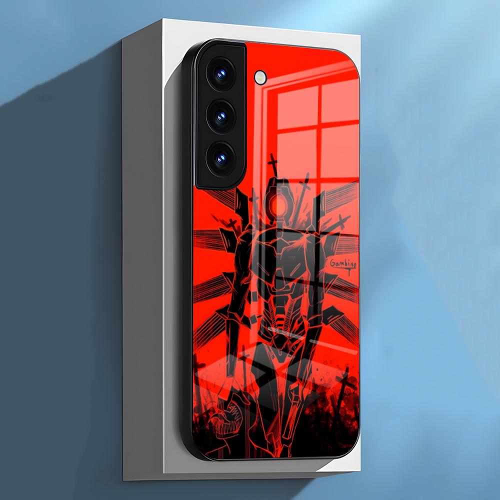 GAME U-ULTRAKILL Phone Case For Samsung S26 S25 S24 FE S23 S22 S21 Plus S20 Ultra Note20Ultra Black Glass Cover